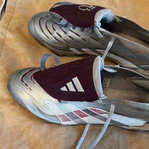 Jude Bellingham Adidas Silver and Maroon Soccer Cleats